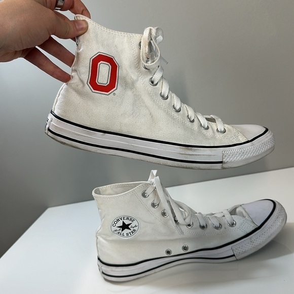 Converse Chuck Taylor All Star Ohio State High Top Sneakers Size 11.5 - Picture 12 of 16